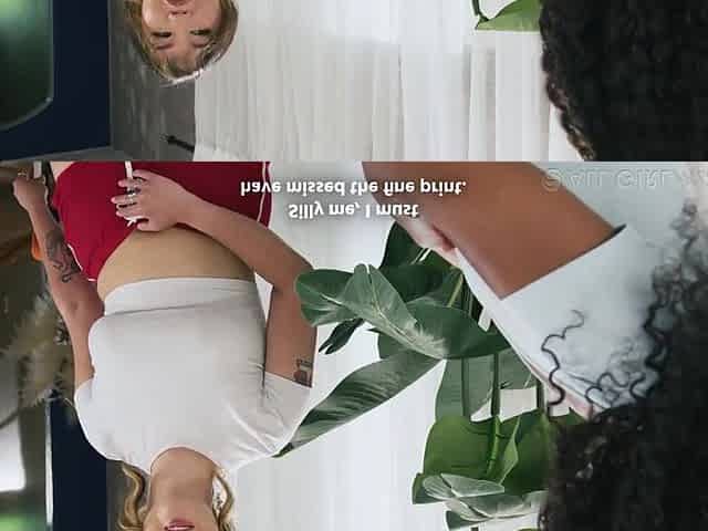 Interracial Massage Turns Into Hawt Lesbo Screw