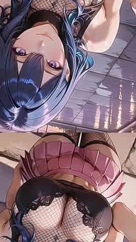 Big Boobs Blue Kouhai Cums Screaming Riding Balcony Sunset Glow