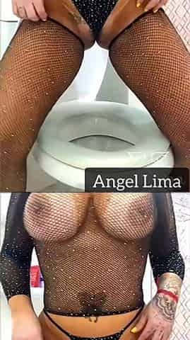 Girl Lima peeing twat