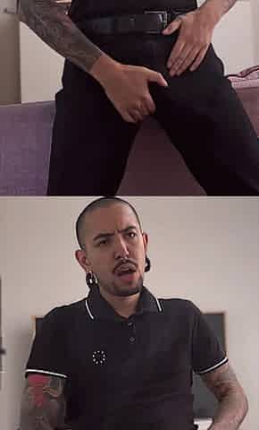 Me masturbo hasta acabar antes de ir al trabajo - Latino Tatuado