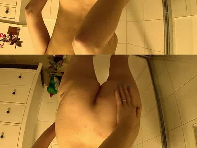 First Time for Teen Slut! Anal Ns Shower! the Intestines to the Brim!