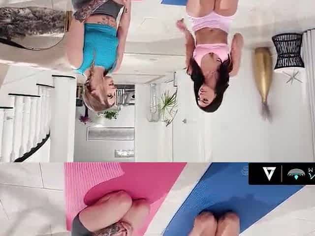 Ideal Lesbo 69 During Yoga Class