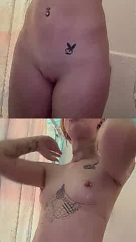 Showering after a blue collar workday