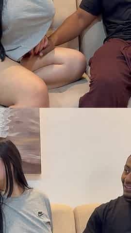 Latino with a Huge BBC Sneaks Behind His Best Friend's Back to Fuck His Naughty Girlfriend in Her Tight Pussy