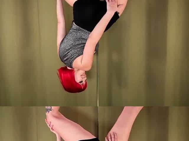 Curvy Redhead MILF Samantha Sinz Hot Nude Yoga Porn