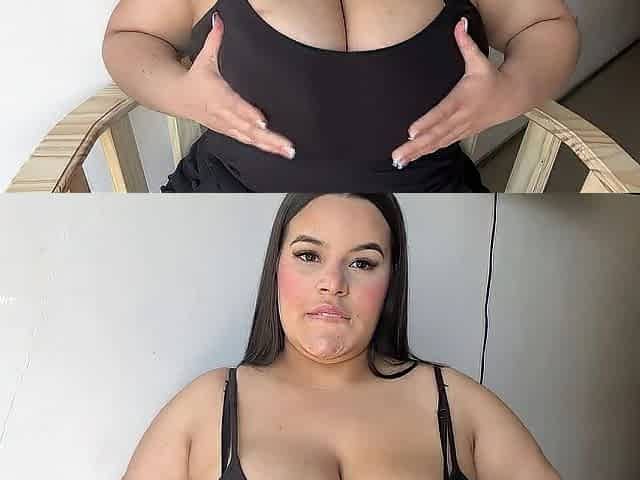 Biggest titty bitch bounces her large breasts for u