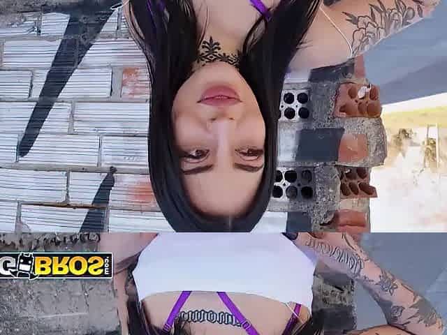 BANGBROS - Tabatha Longing Wears A Hot Underware And Gets Drilled By Potro On The Streets