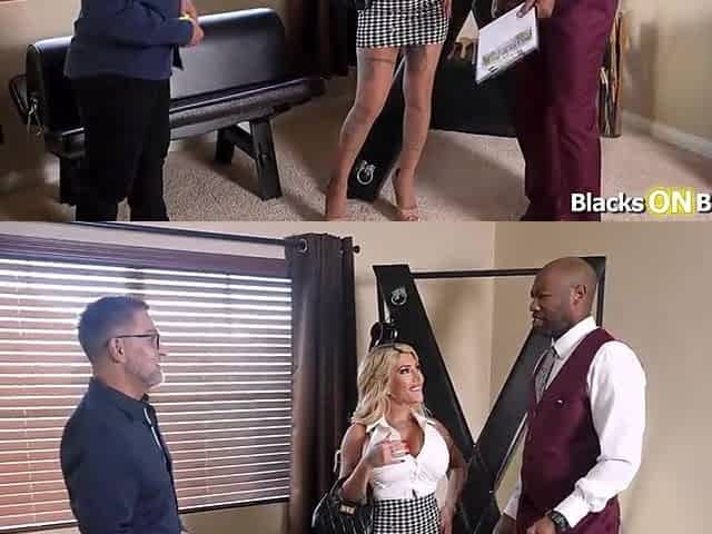 Spouse lets ebony dude booty screw his wife