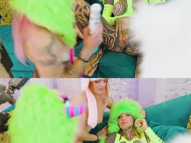 Tattooed Girls Orgy Costume Roleplay, And Real Orgasm - Edone Kaliyuga