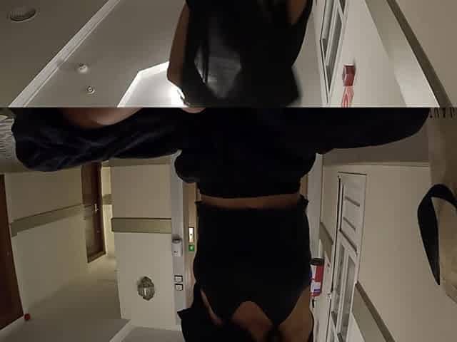 Coming Back From the Sauna to My Hotel