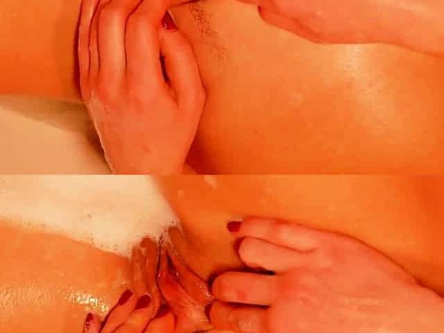 Foam Relaxation Orgasm for my Pussy