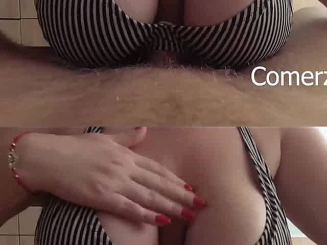 I Love Big Tits Fuck and Cum on Tits - POV