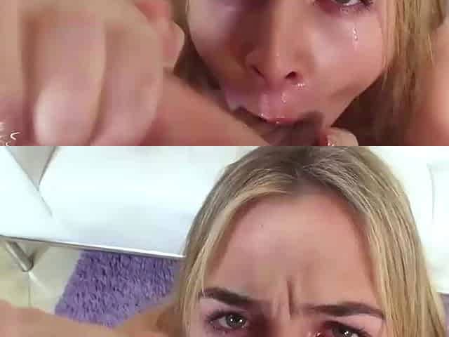 Busty ash-blonde freshman likes blow blowjob