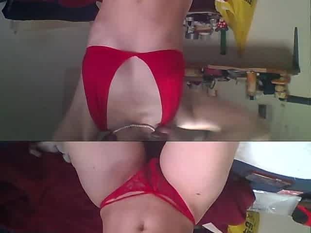 Sexy Japanese Girl in Red Video