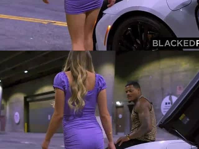 BLACKEDRAW Her beloved pass time when her white BF is out o