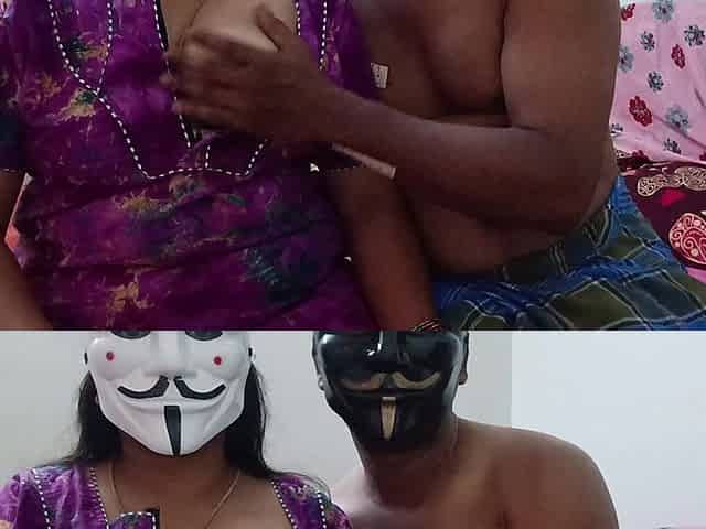 Desi Aunty and Uncle Mew Facemask Fucking Video