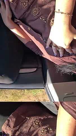 Intense Car Play - Tight Leggings Masturbation, Blowjob & Messy Facial 305