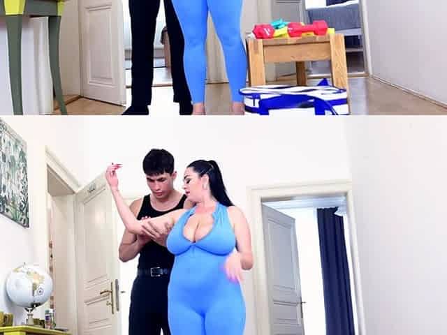 Klara Devine - A Fitness Session With Horny Klara De