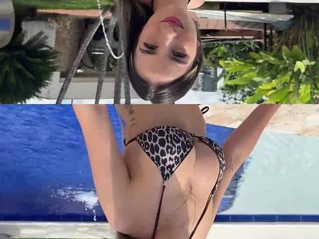 Pool day! I get screwed wildly during the time that sunbathing