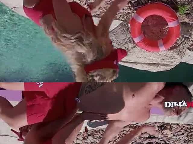 Large Melons Lifeguard mother I'd like to fuck Performs CPR On His Penis With Her VAGINA