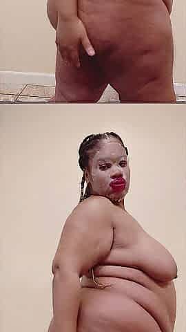 HAWT PREGGO big beautiful woman SHOWS HER ANUS AND MILKS HER BREASTS AT THE SPA