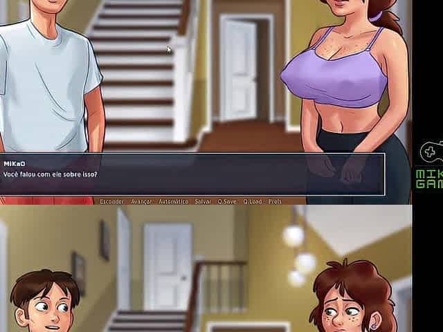 2D Porn Game, Summertime Saga video 115 - 2 Nerds Eating the Old Neighbour