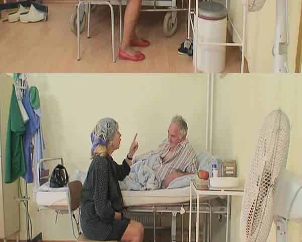 Horny Nurse Fucking Her Old Patient