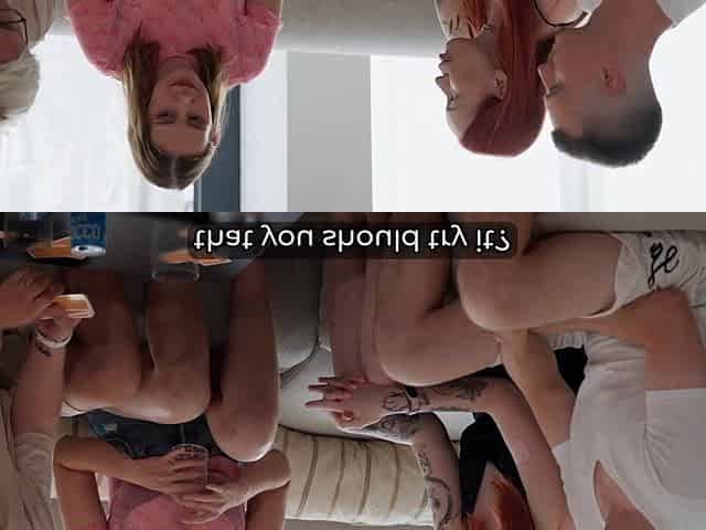 Shy rookie swingers undress and exchange in spicy play