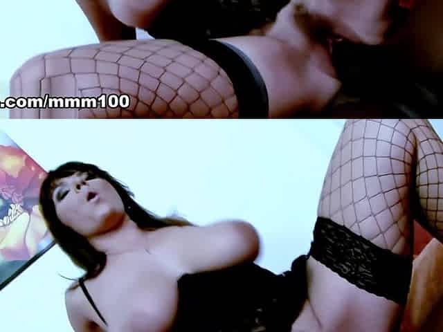 Joss Lescaf fucks a good mature slut with huge tits with his big black cock - MMM100