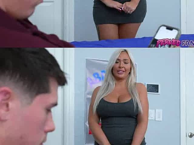 Fucking my BBW busty stepmom was HOT AF!