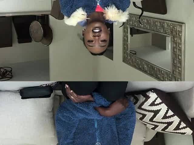 This 18YO EBONY ended up STRETCHED