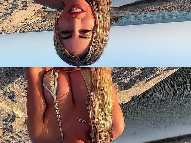I give an incredible ORAL on the beach to a massive WEENIE