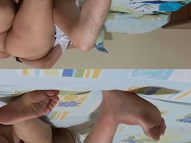 On the beach, 3 great bangs and receiving cumshots, my spouse records it all, real cuckold