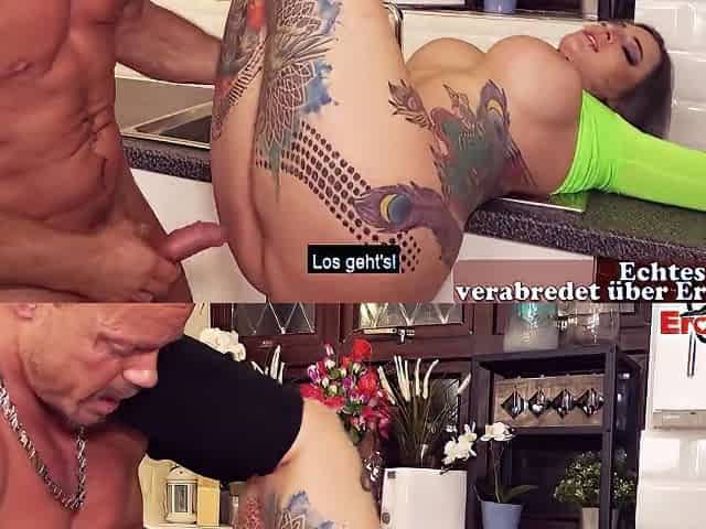 Perfect Big Ass Tattooed Hooker Picked Up For Real Sexdate, Pov