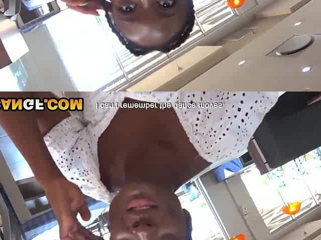 Super Taut Black Vagina Pounded POV By Large White Jock Boyfriend Outdoors