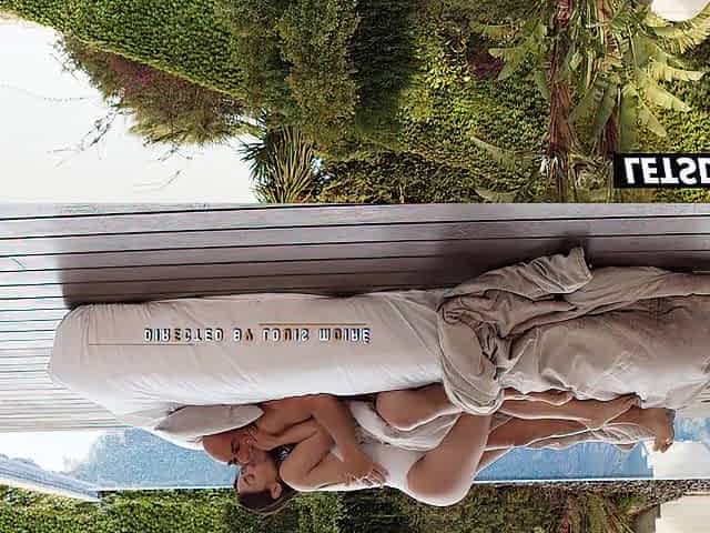 Spanish Angel Ginebra Bellucci Rides A Large Corpulent Shlong By The Pool - LETSDOEIT