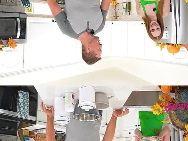Baking a Pumpkin Pie Leads to Stepdad Creampie