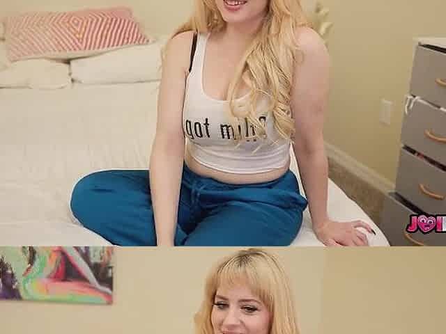 Thick Blond mother I'd like to fuck Jessica Ryan Give JOI To Neighbor