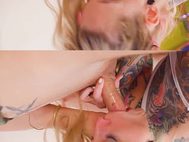 Tattooed Lisa Rocketcock gets Her ANAL aperture destroyed by large Penis - gapes, ATM, unfathomable mouth banging