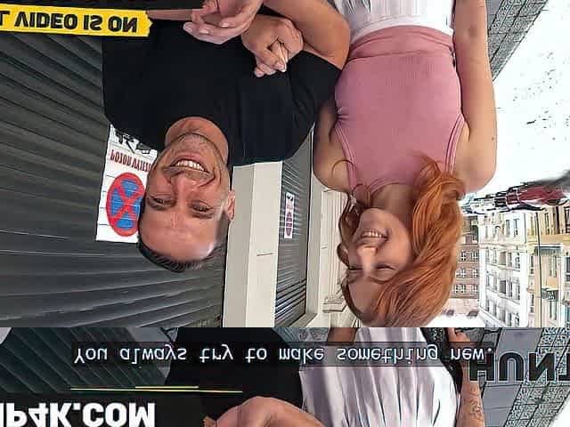 HUNT4K. This chab Sold His Girlfriend's Large Natural Breasts for Game