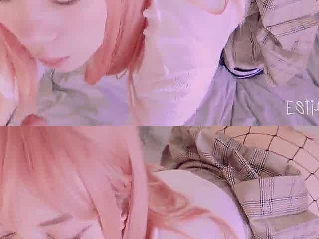 Pink hair sweetheart anal POV doggy style