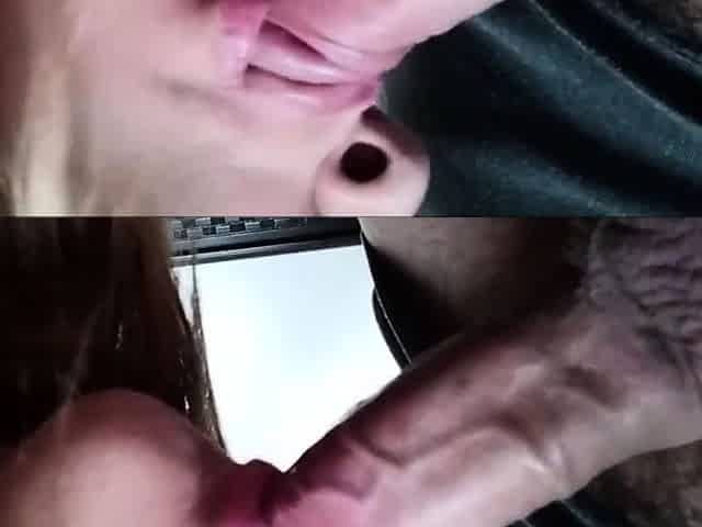 Horny Latina Babe Gets a Mouthful of Cum