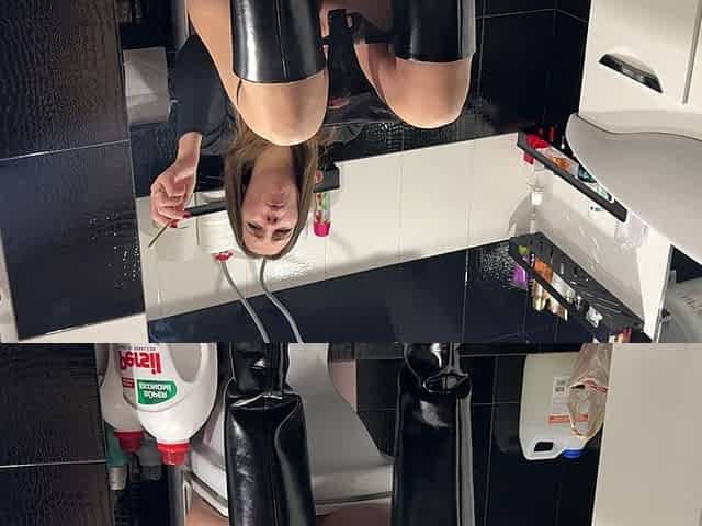 Toilet Fart Smoking Tease POV