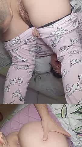 My Stepmom Has a Big Hairy Pussy. I'm Going to Cum Inside!