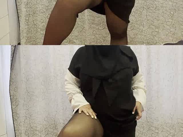 Moroccan Stepsister in Pantyhose Without Panties