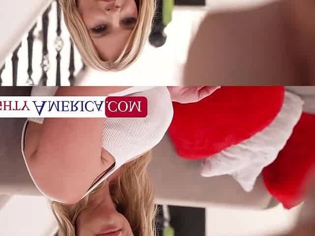 Naughty Blonde Needs Some Black Meat In Her
