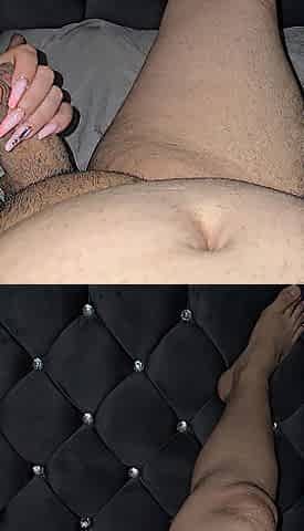 Step mamma saw step son laid down undressed and tugjob his dong in erection