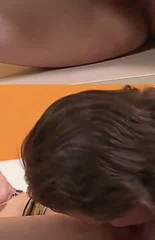Sexy young girl deepthroats and fucks huge German cock