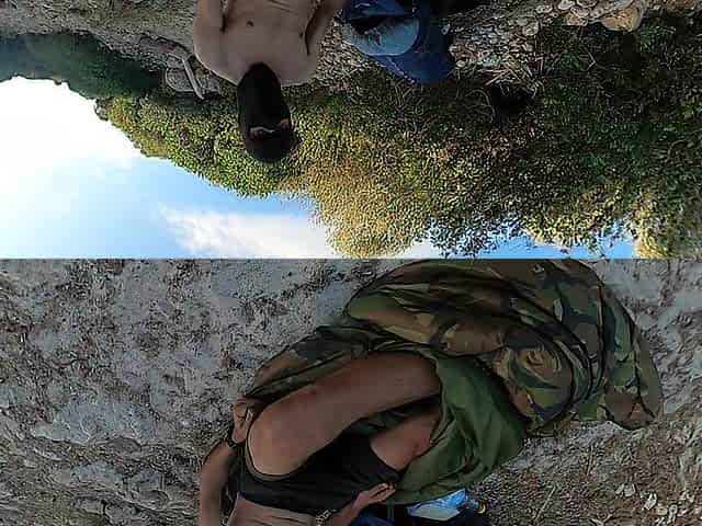 Hiker cums in Cala Petita bay (Mallorca) - almost caught ????