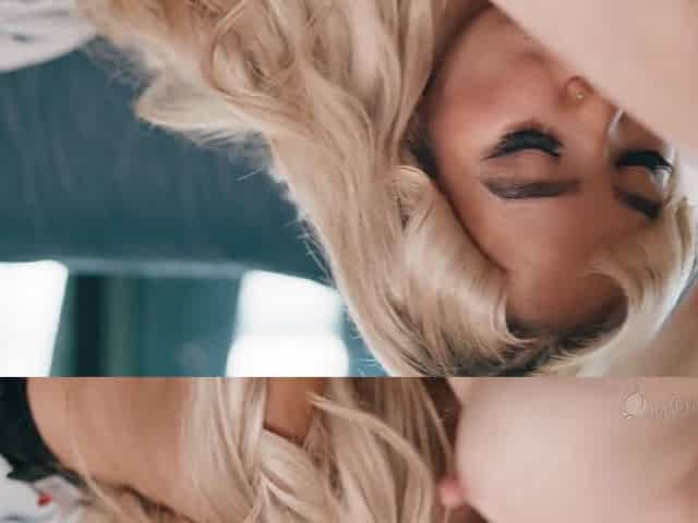 Sensual blonde beauties share impeccable lesbian sensations together